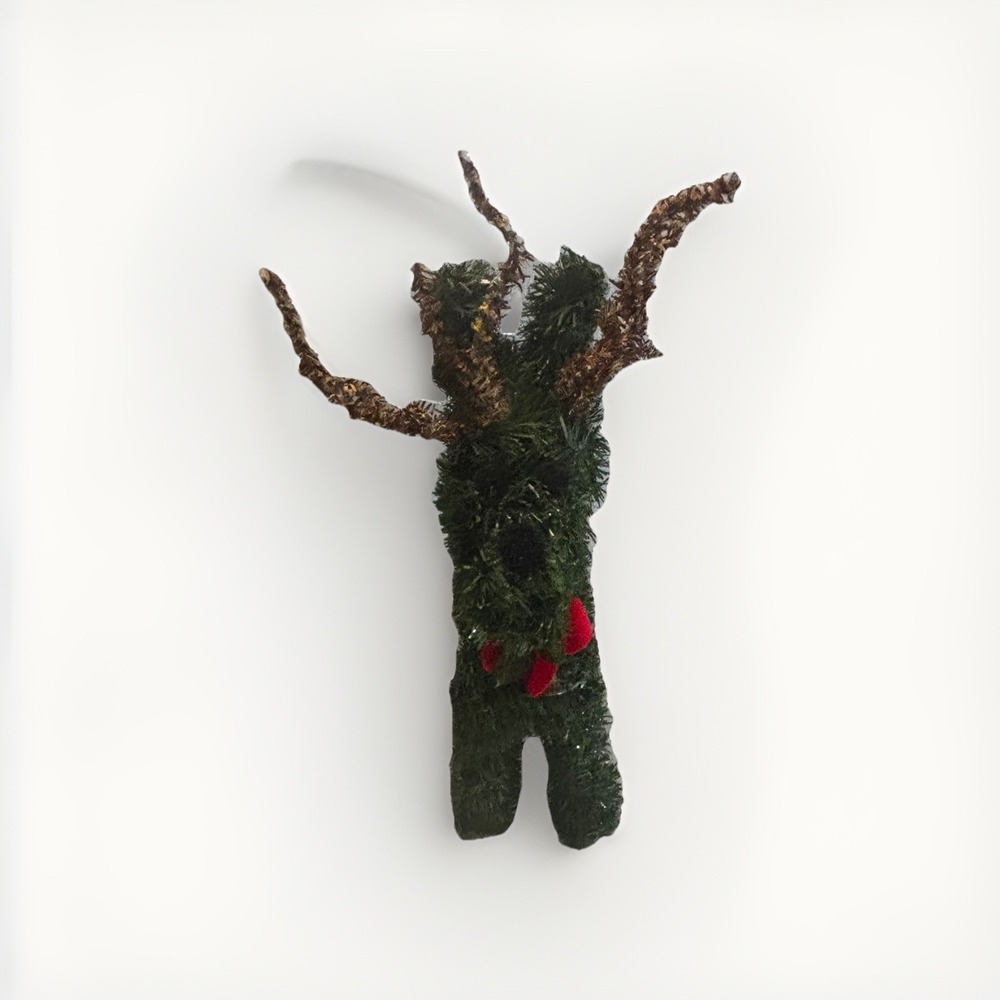 Artificial Grass Reindeer Christmas Decor Holiday Garland Greenery Topiary - Picture 3 of 5